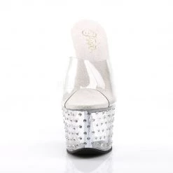 Pleaser New Arrivals STARDUST-701 Clear Slide