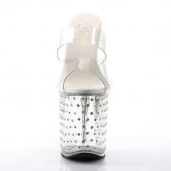 Pleaser Shoes STARDUST-802 Clear Slide