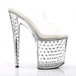 Pleaser Shoes STARDUST-802 Clear Slide