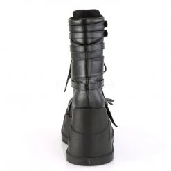Demonia Boots STOMP-26 Black Vegan Leather Mid-Calf Boot 11 Demonia Boots STOMP-26 Black Vegan Leather Mid-Calf Boot
