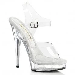 Fabulicious SULTRY-608 Clear/Clear Shoes