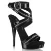 Fabulicious SULTRY-619 Black Patent/Black