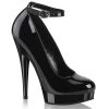 Fabulicious SULTRY-686 Black Patent/Black Shoes
