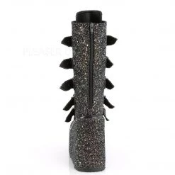 Demonia Boots SWING-230G Black Multi Glitter Mid-Calf Boot