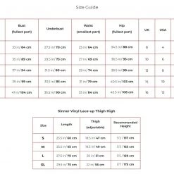 Naughty Thoughts New Arrivals Sinner Vinyl Underboob Top BLACK