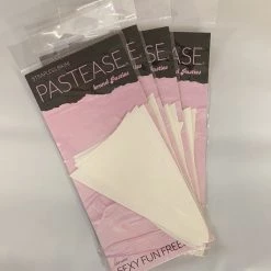Pastease Strapless Bikini Merkin Clear/White Nipple Pasties