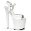 Pleaser TABOO-709 White Patent Platform Sandal