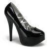 Bordello TEEZE-06 Black Patent