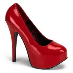 Bordello TEEZE-06 Red Patent