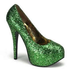 Bordello Shoes TEEZE-06G Green Glitter