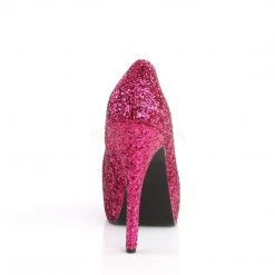 Pleaser Pink Label TEEZE-06GW Hot Pink Glitter