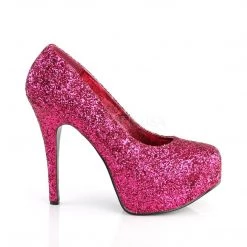 Pleaser Pink Label TEEZE-06GW Hot Pink Glitter