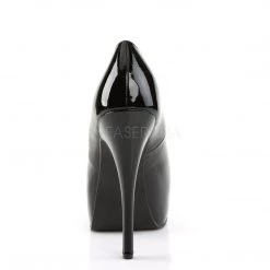 Pleaser Pink Label Shoes TEEZE-06W Black Patent