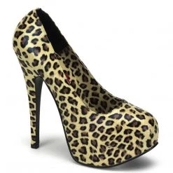 Bordello Shoes TEEZE-35 Cheetah Print Pu