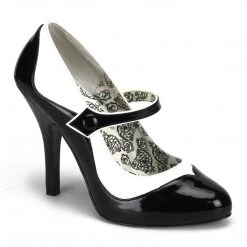 Bordello TEMPT-07 Black-White Pu