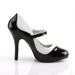 Bordello TEMPT-07 Black-White Pu 12 Bordello TEMPT-07 Black-White Pu