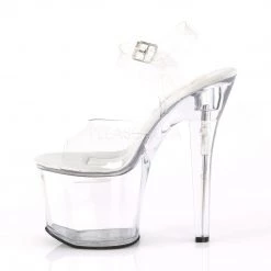Pleaser TIPJAR-708RAD Clear Platform Sandal Shoes 10 Pleaser TIPJAR-708RAD Clear Platform Sandal Shoes