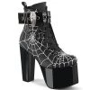 Demonia TORMENT-51 Black Vegan Leather Ankle Boot