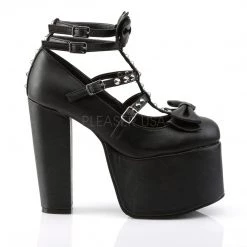 Demonia TORMENT-600 Black Vegan Leather Pump 12 Demonia TORMENT-600 Black Vegan Leather Pump