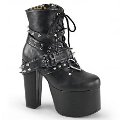 Demonia TORMENT-700 Black Vegan Leather Ankle Boot 13 Demonia TORMENT-700 Black Vegan Leather Ankle Boot