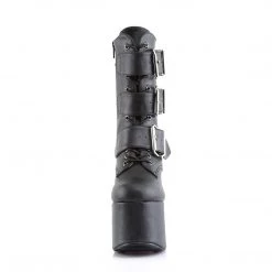 Demonia Boots TORMENT-703 Black Vegan Leather Ankle Boot