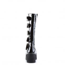 Demonia TRASHVILLE-518 Black Vegan Leather Knee Boot Boots 13 Demonia TRASHVILLE-518 Black Vegan Leather Knee Boot Boots