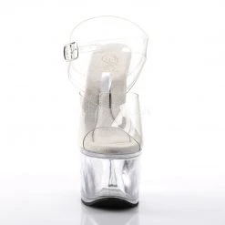 Pleaser TREASURE-708 Clear Platform Sandal Shoes