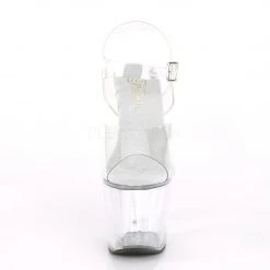 Pleaser UNICORN-708 Clear Platform Sandal Shoes