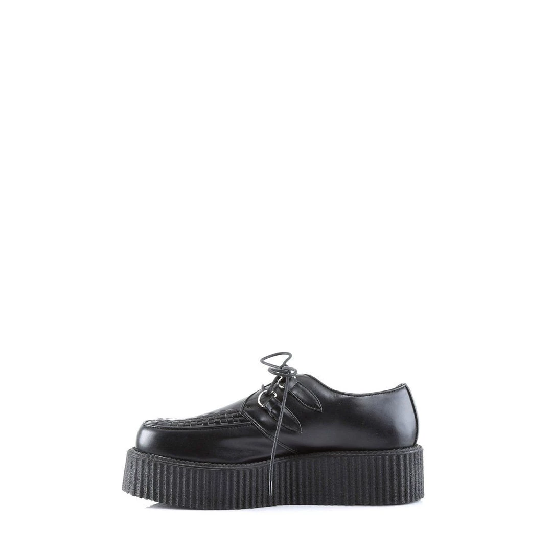 Demonia V-CREEPER-502 Black Vegan Leather Creeper 5 Demonia V-CREEPER-502 Black Vegan Leather Creeper