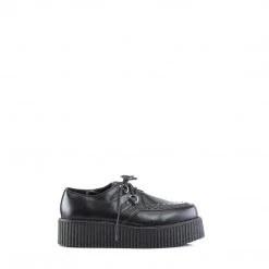 Demonia V-CREEPER-502 Black Vegan Leather Creeper 12 Demonia V-CREEPER-502 Black Vegan Leather Creeper