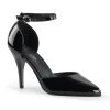 Pleaser Shoes VANITY-402 Black Patent Pump