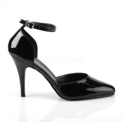Pleaser Shoes VANITY-402 Black Patent Pump 12 Pleaser Shoes VANITY-402 Black Patent Pump
