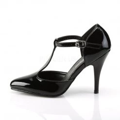 Pleaser VANITY-415 Black Patent Pump Shoes