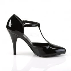 Pleaser VANITY-415 Black Patent Pump Shoes