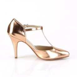 Pleaser VANITY-415 Rose Gold Metallic Pu Pump Shoes 12 Pleaser VANITY-415 Rose Gold Metallic Pu Pump Shoes