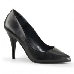 Pleaser VANITY-420 Black Leather Pump