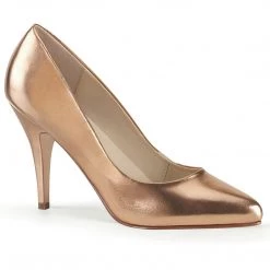 Pleaser VANITY-420 Rose Gold Metallic Pu Pump Shoes