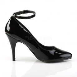 Pleaser Shoes VANITY-431 Black Patent Pump 12 Pleaser Shoes VANITY-431 Black Patent Pump