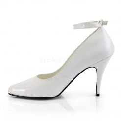 Pleaser VANITY-431 White Patent Pump