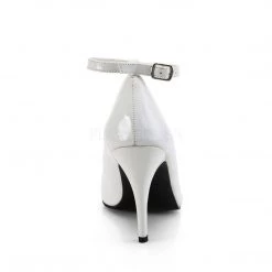 Pleaser VANITY-431 White Patent Pump