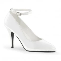 Pleaser VANITY-431 White Patent Pump