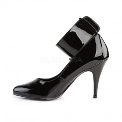 Pleaser Shoes VANITY-434 Black Patent Pump 10 Pleaser Shoes VANITY-434 Black Patent Pump
