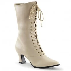 Funtasma Boots VICTORIAN-120 Cream Pu