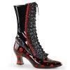 Funtasma VICTORIAN-122 Black-Red Patent