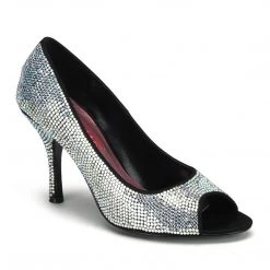 Bordello VIOLETTE-03R Iridescent Rhinestones Shoes