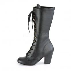 Demonia VIVIKA-205 Black Vegan Leather Mid-Calf Boot 10 Demonia VIVIKA-205 Black Vegan Leather Mid-Calf Boot