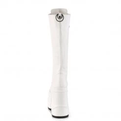 Demonia WAVE-200 White Vegan Leather Knee Boot 13 Demonia WAVE-200 White Vegan Leather Knee Boot