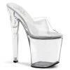 Pleaser Shoes XTREME-801 Clear Platform Sandal