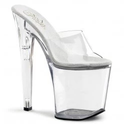 Pleaser Shoes XTREME-801 Clear Platform Sandal