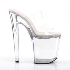 Pleaser XTREME-802 Clear Platform Sandal